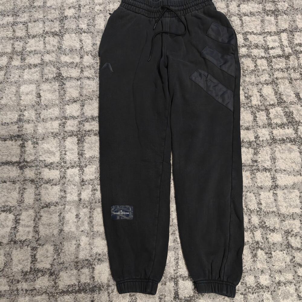 adidas Originals Anthony Edwards French Terry Sweatpants Joggers Black Men's XS